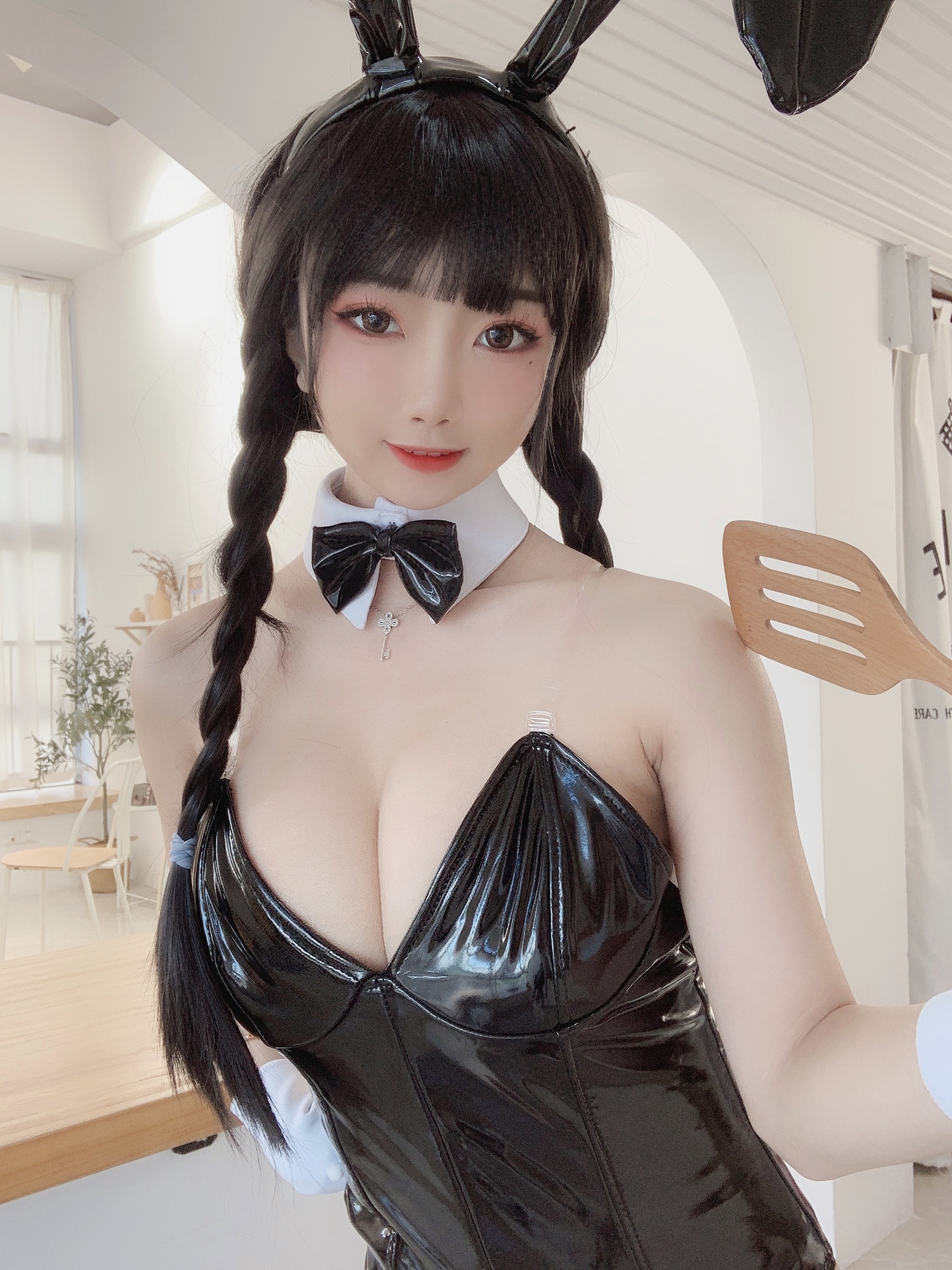 鬼畜瑶在不在w - NO.027 黑色兔女郎 [40P2V]-XikXak